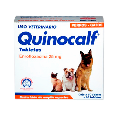QUINOCALF 25 MGS BLISTER  X 10