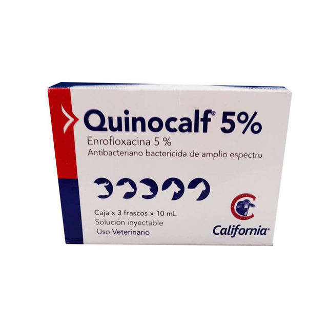 QUINOCALF AL 5% INY FCO X 10 M